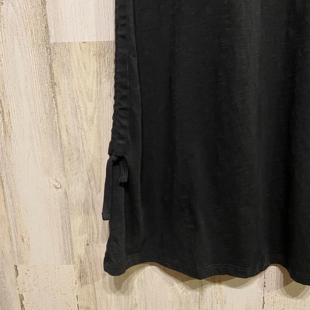Toad & Co Black Drawstring Samba Muse Midi Dress Large - Picture 6 of 10